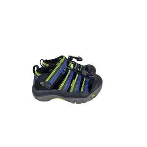 Keen Kids Navy Blue & Lime Green Sport Sandals